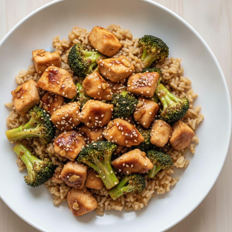 Teriyaki Chicken and Broccoli Stir-Fry