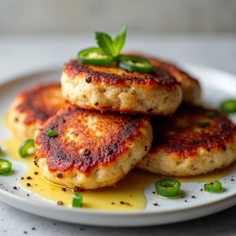 Crispy Bacon-Wrapped Lean Turkey Jalapeño Patties