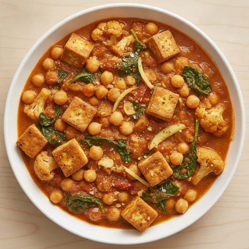 Hearty Chickpea and Vegetable Curry