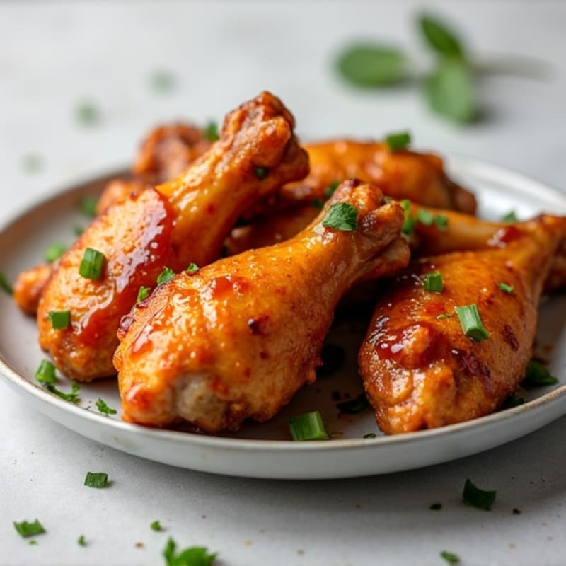 Crispy Baked Honey Garlic Chicken Wings