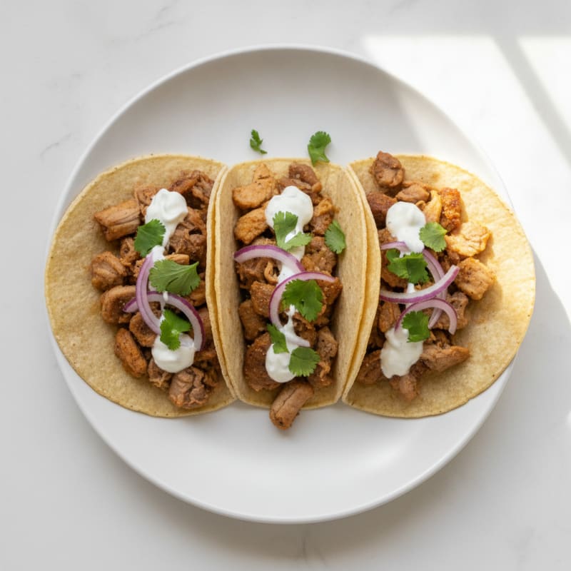 Slow-Cooked Pork Carnitas Tacos