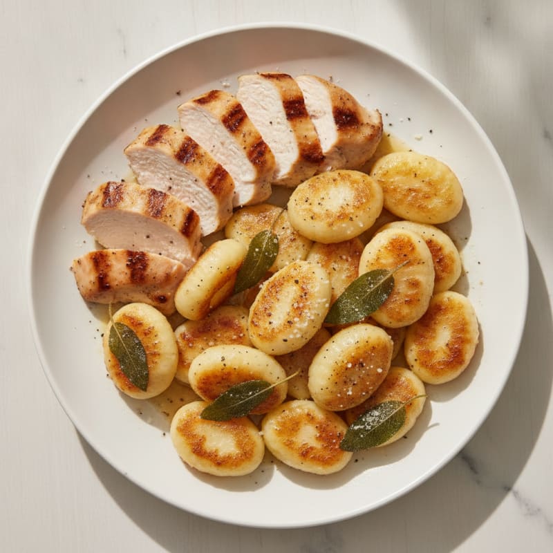 Ricotta Gnocchi with Sage Butter Sauce