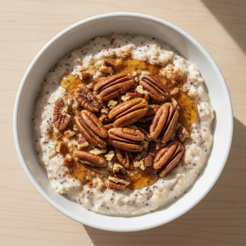 Maple Pecan Overnight Oats