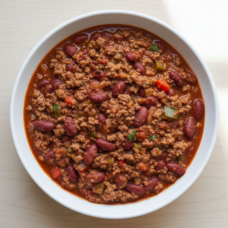 Smoky Slow Cooker Beef Chili
