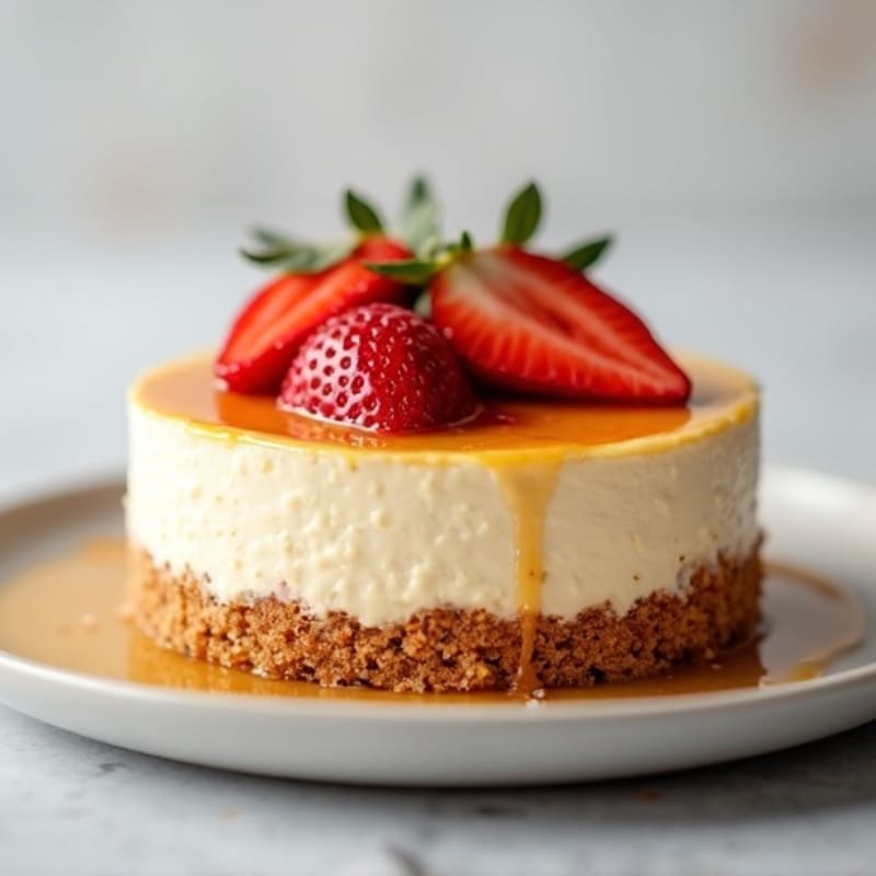 Creamy Greek Yogurt Protein Cheesecake
