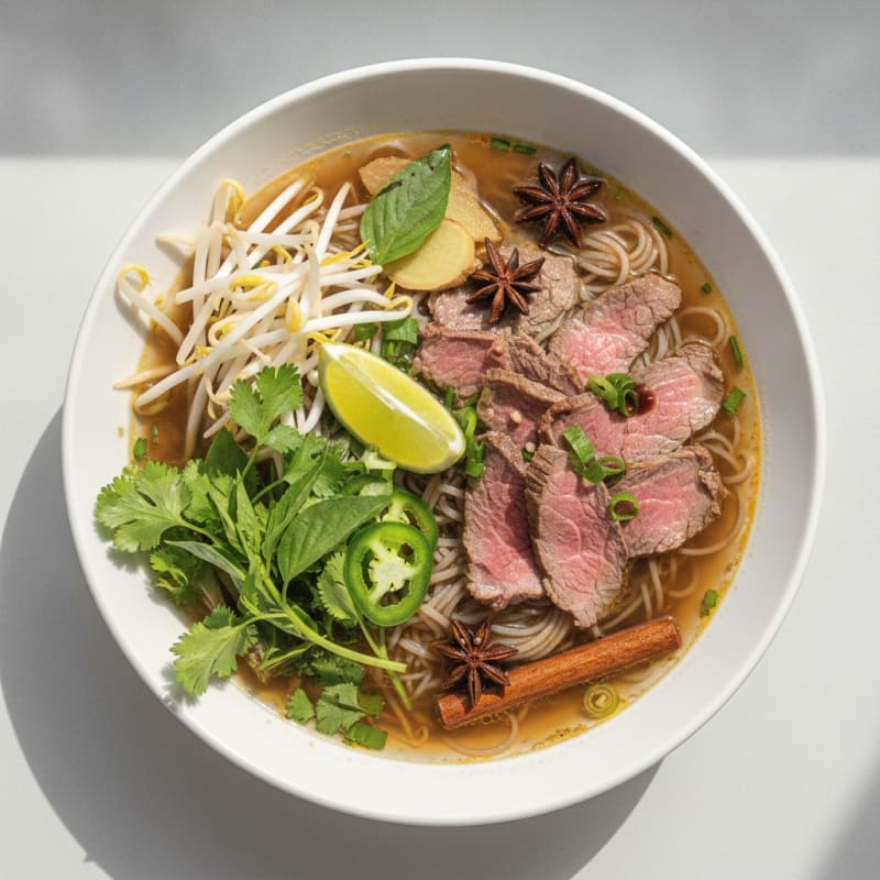 Vietnamese Beef Pho with Lean Sirloin