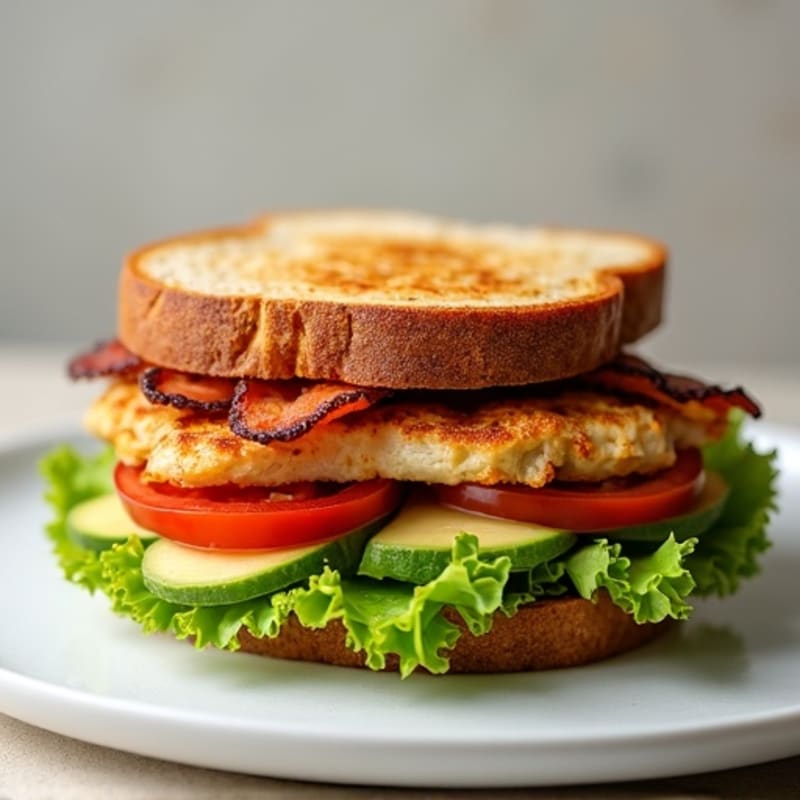 Grilled Chicken BLT Sandwich with Creamy Avocado