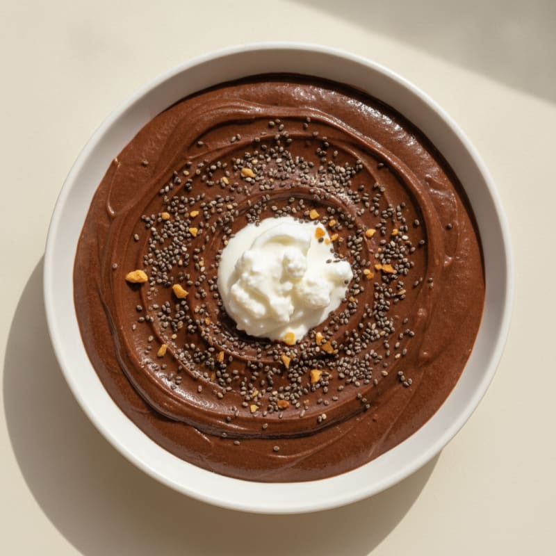 Silky Chocolate Protein Pudding