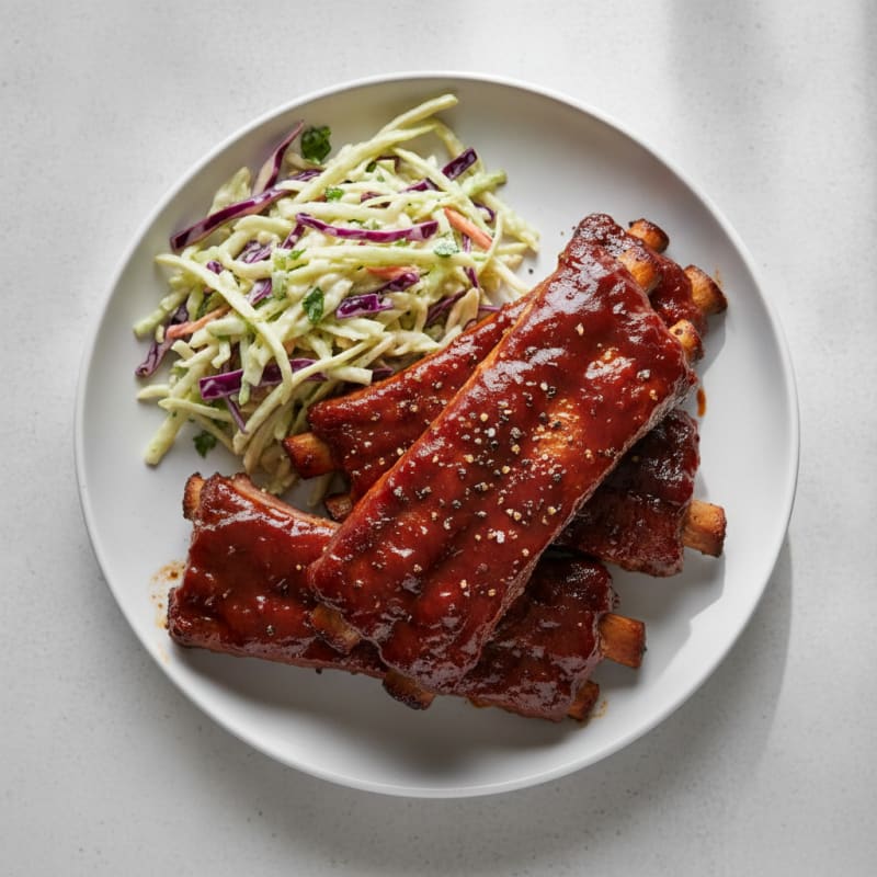 Sticky BBQ Baby Back Ribs