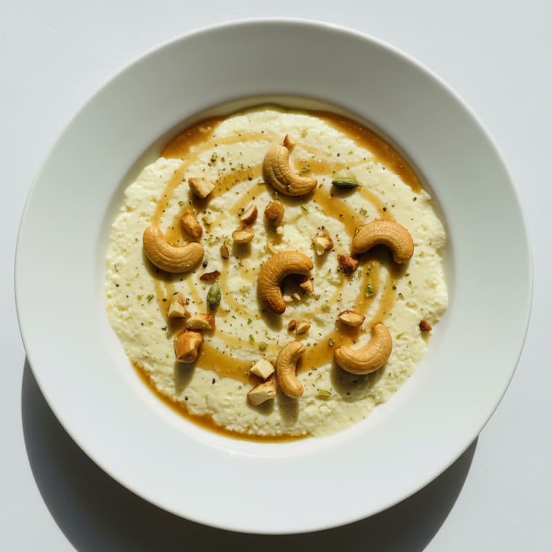 Silky Paneer and Coconut Pudding