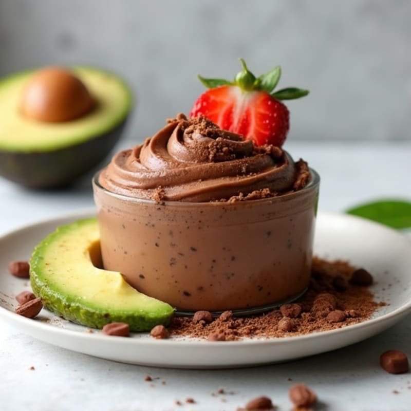 Silky Chocolate Avocado Mousse