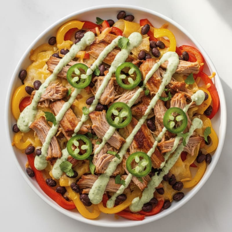 Smoky Pulled Pork Nachos with Jalapeño