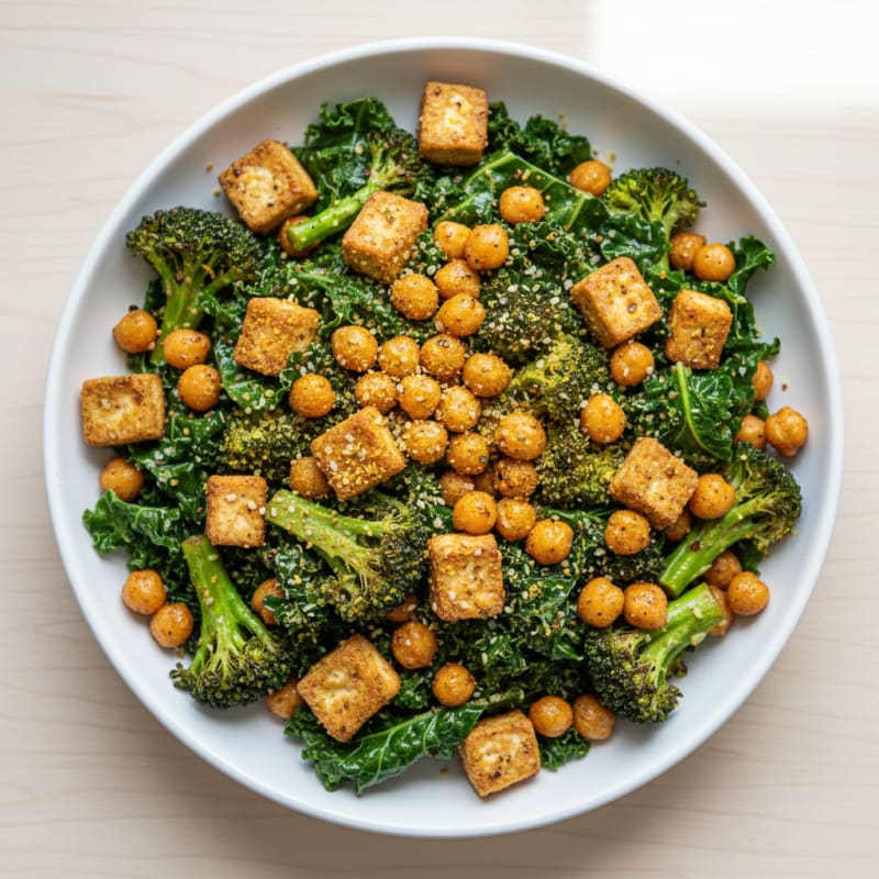 Roasted Chickpea and Veggie Buddha Bowl