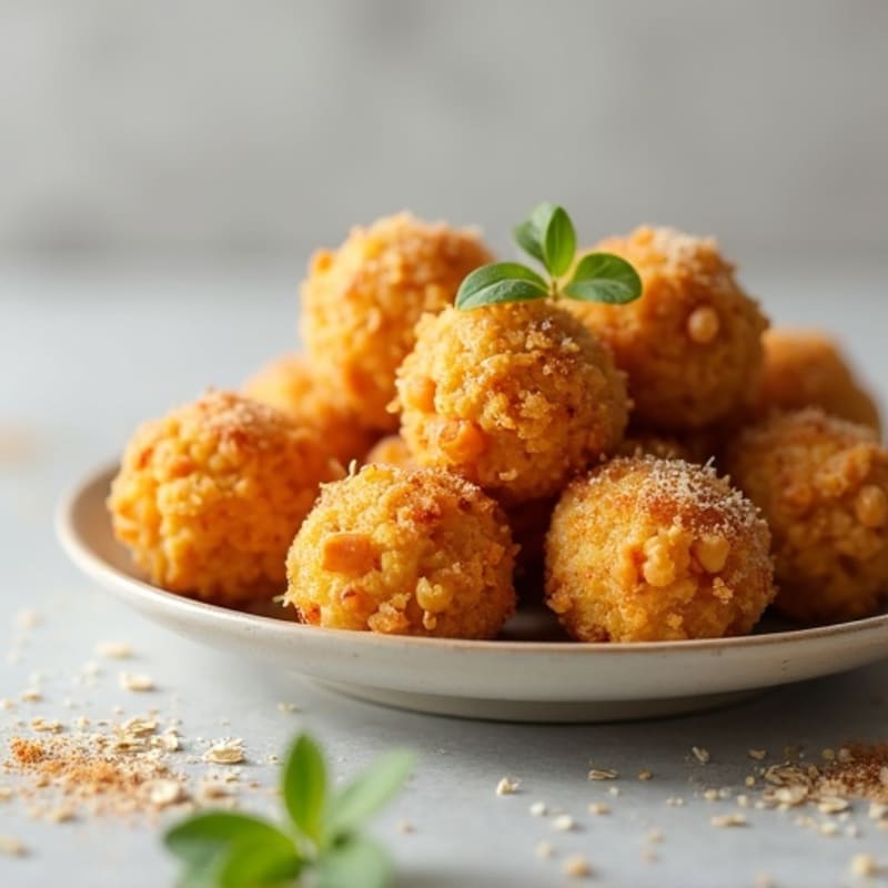 Crispy Baked Chickpea Power Bites