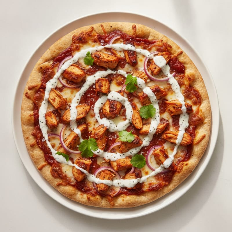 Barbecue Ranch Chicken Pizza