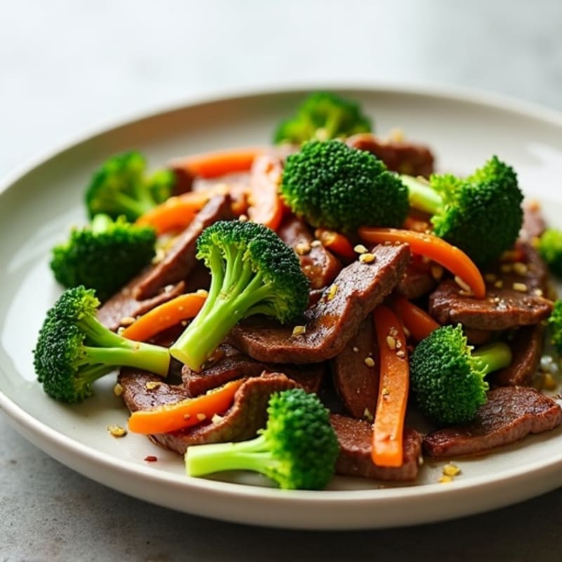 Ginger-Garlic Beef and Broccoli Stir-Fry