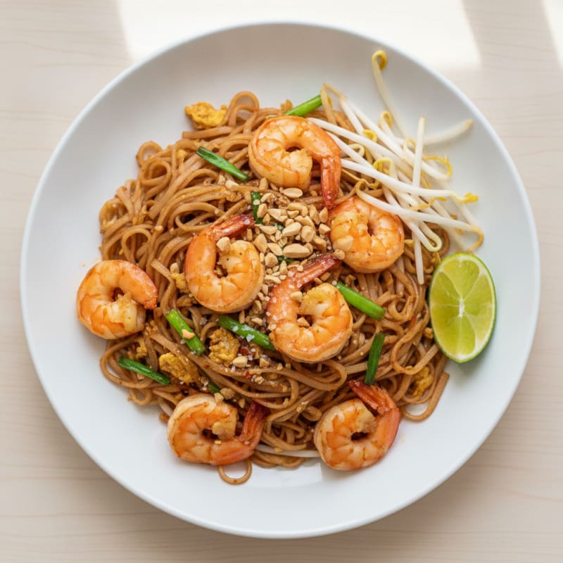 Shrimp Pad Thai Noodles