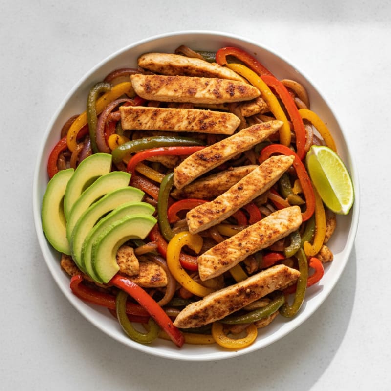 Chicken Fajita Skillet with Peppers