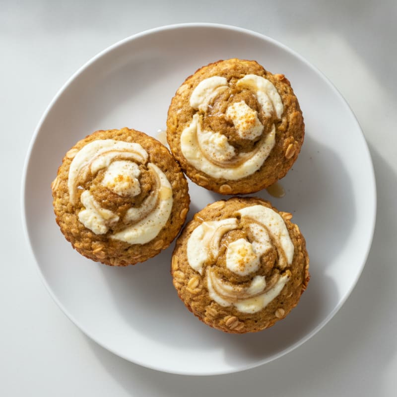 Pumpkin Cream Cheese Swirl Muffins