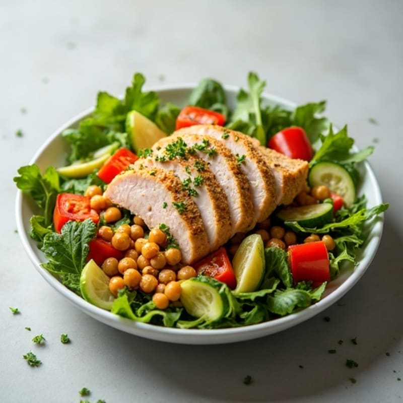 Herb-Lemon Tuna Salad with Crispy Vegetables