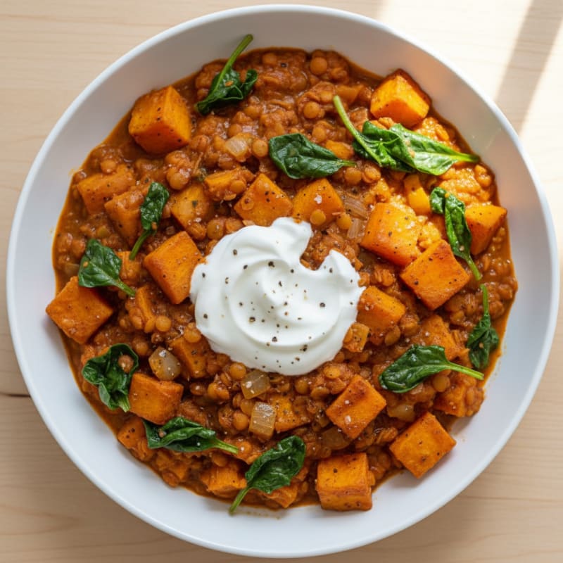 Sweet Potato and Lentil Curry