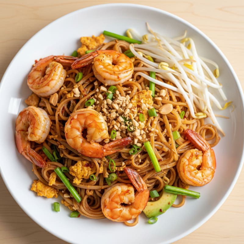 Shrimp Pad Thai Noodles