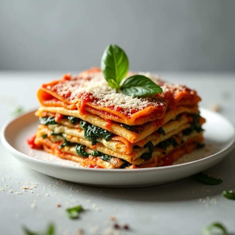 Healthy Layered Veggie Lasagna
