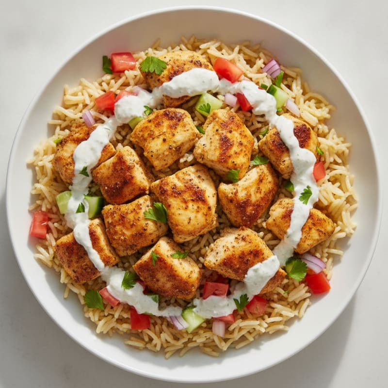Chicken Shawarma Rice Bowl