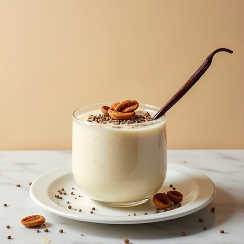 Silky Vanilla Protein Pudding with Chia Seeds