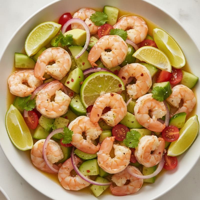 Citrus Shrimp and Avocado Ceviche