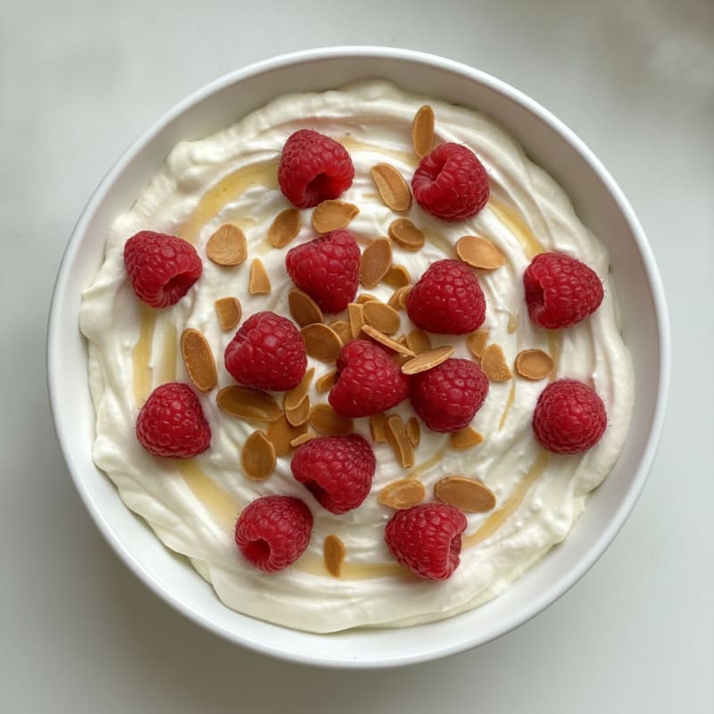 Greek Yogurt Protein Mousse with Fresh Berries