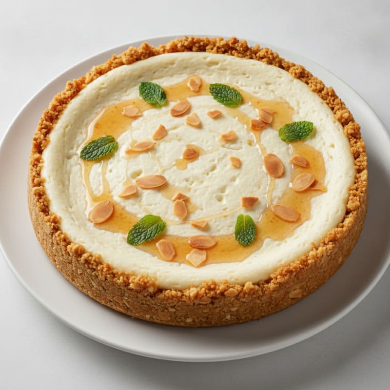 Vanilla Greek Yogurt Protein Cheesecake