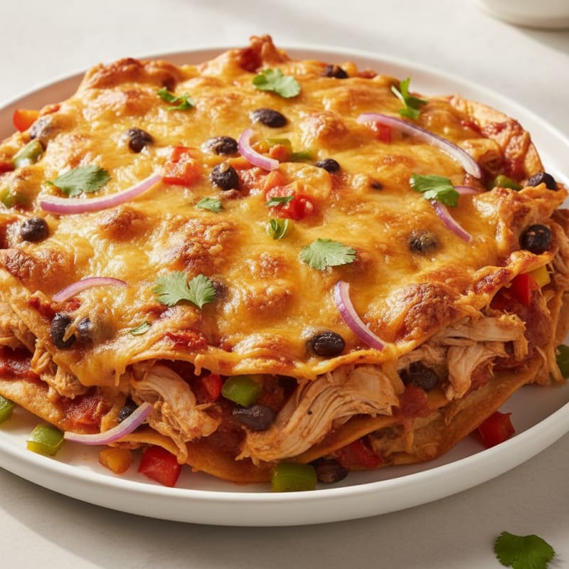 Chicken Enchilada Casserole Bake