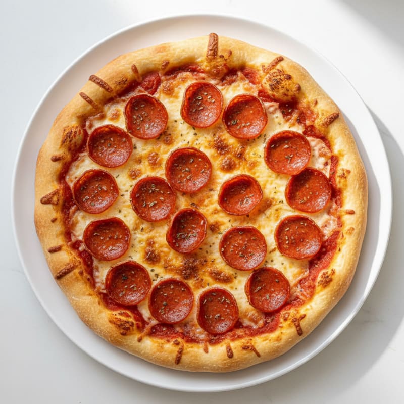 Stuffed Crust Pepperoni Pizza