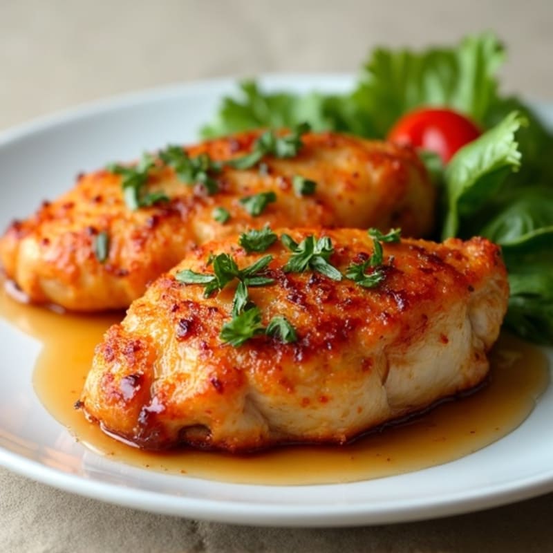 Crispy Baked Honey-Garlic Chicken