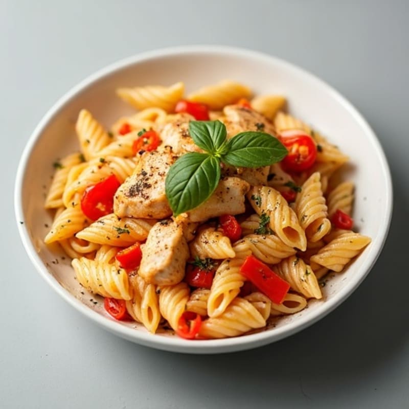 Creamy Cajun Chicken Pasta with Bell Peppers