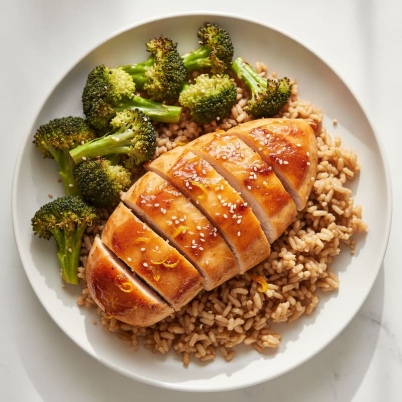 Baked Orange Glazed Chicken