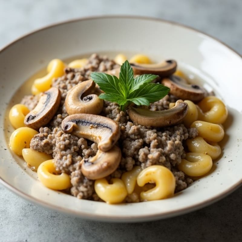 Creamy Greek Yogurt Beef Stroganoff with Mushrooms