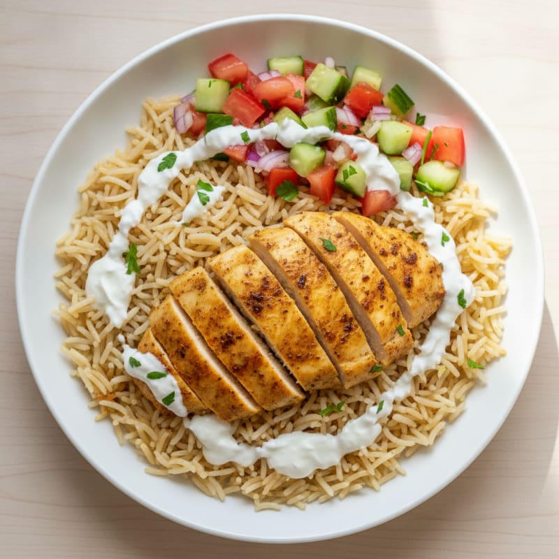 Chicken Shawarma Rice Bowl