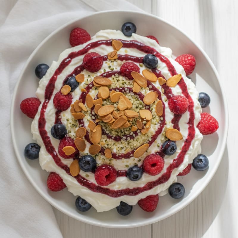 Creamy Greek Yogurt Parfait with Mixed Berries and Protein Crunch