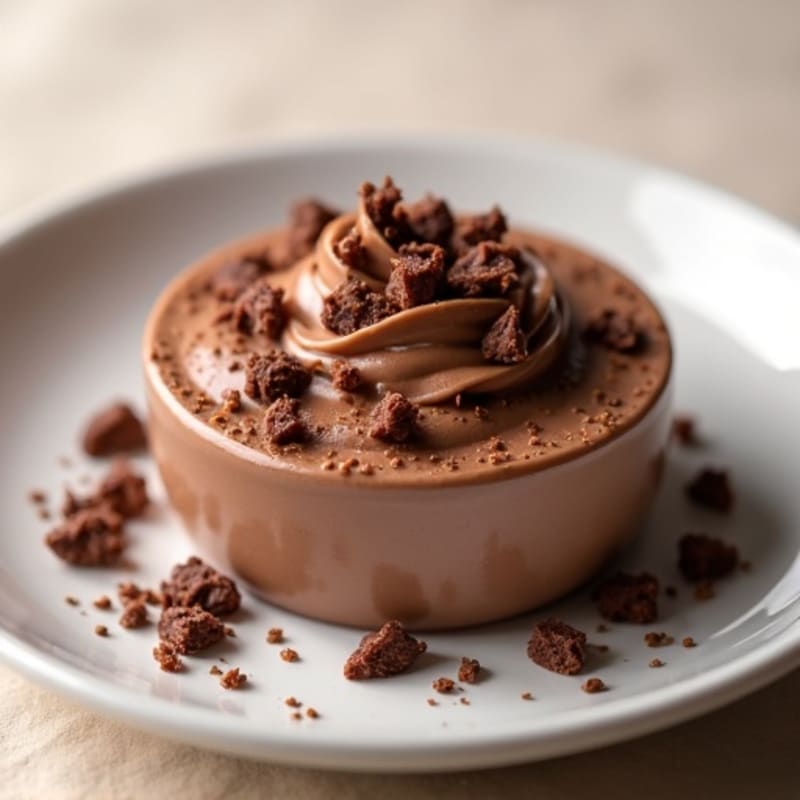 Silky Chocolate Protein Pudding with Greek Yogurt