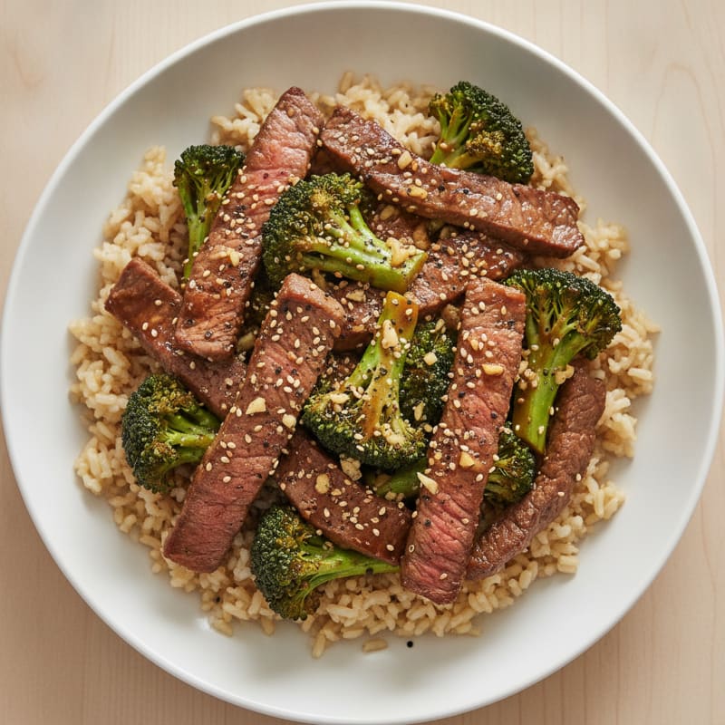 Sesame Beef & Broccoli Stir-Fry