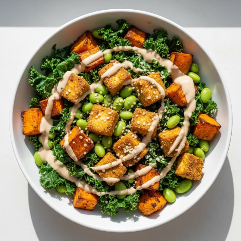 Roasted Sweet Potato Buddha Bowl