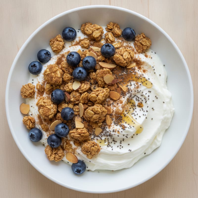 Almond-Berry Granola Power Bowl