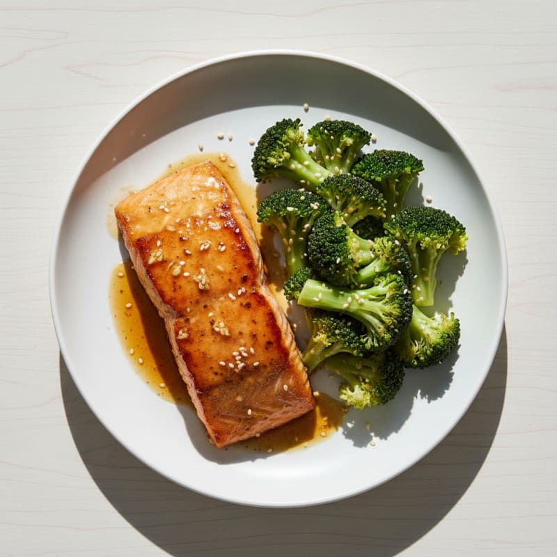 Golden Teriyaki Glazed Salmon