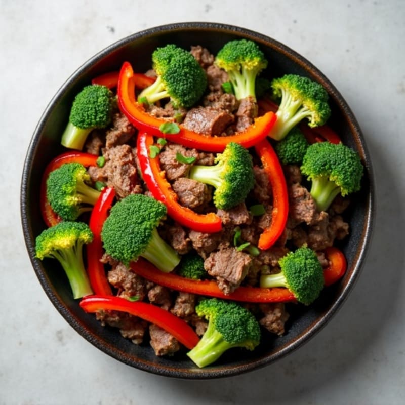 Savory Beef and Crispy Broccoli Stir-Fry