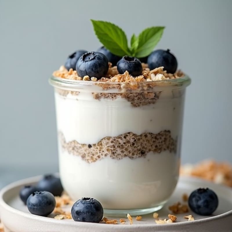 Creamy Coconut Chia Pudding Parfait