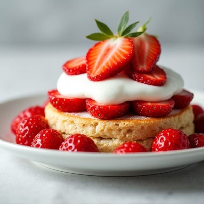 Protein-Packed Greek Yogurt Strawberry Shortcake