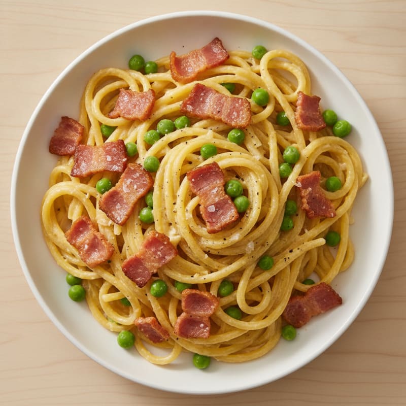 Classic Carbonara with Crispy Pancetta
