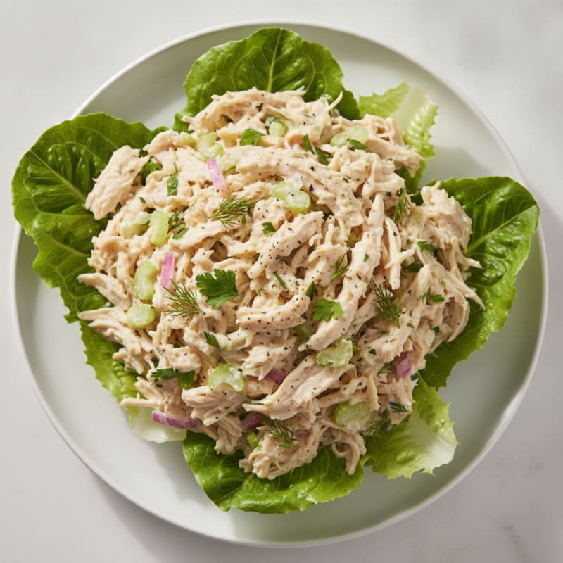 Shredded Chicken Salad with Herbs